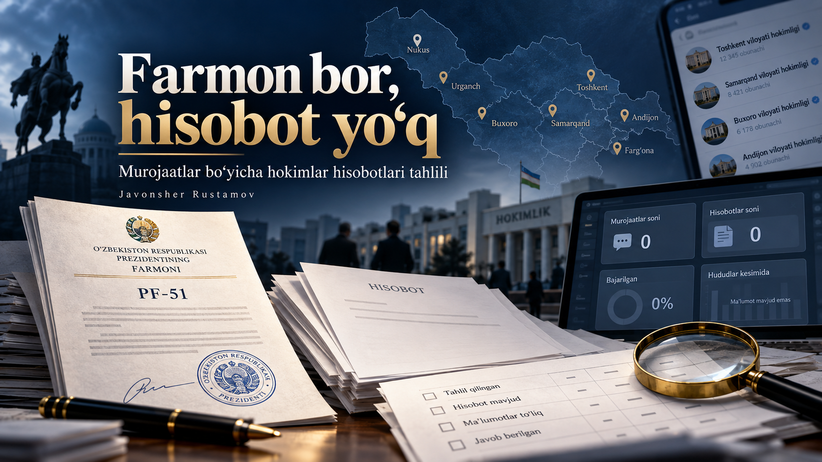 Farmonning bitta band ijrosi monitoringgi